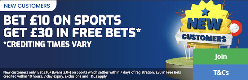 Betfred Welcome Offers and Promos