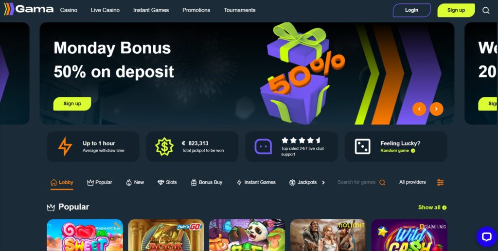 Gama Casino Review Canada